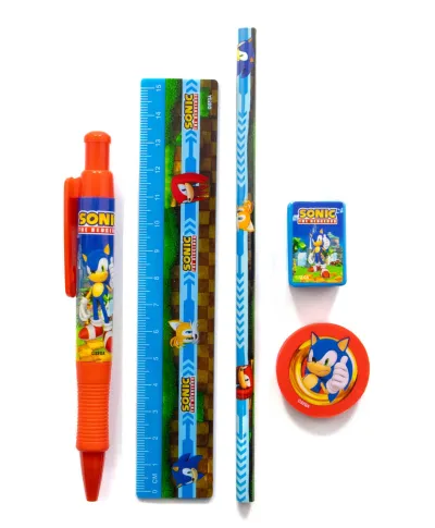 Sonic The Hedgehog Golden Rings - przybory szkolne