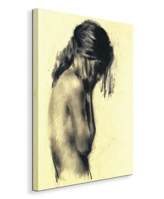 Obraz na płótnie - Dziewczyna - Girl - 40x50 cm