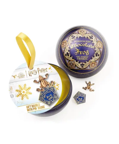 Harry Potter Chocolate Frog - ozdoba choinkowa z przypinką