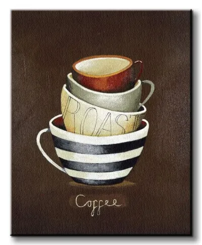 Coffee - Obraz na płótnie