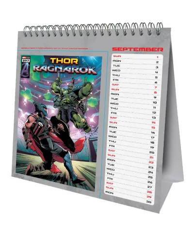 Marvel - biurkowy kalendarz 2024