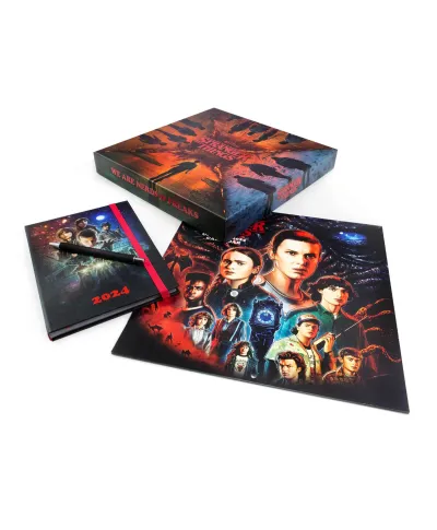 Stranger Things - zestaw na prezent długopis, kalendarz, pamiętnik 2024