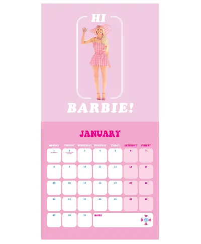 Barbie - kalendarz 2024