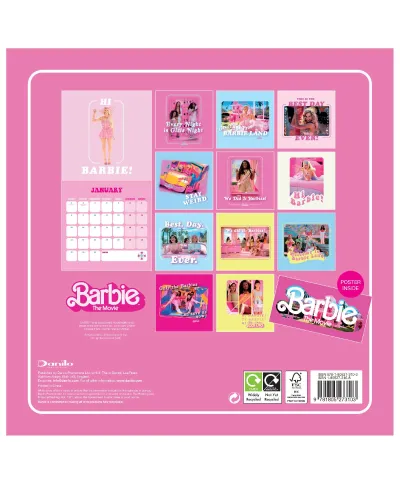 Barbie - kalendarz 2024