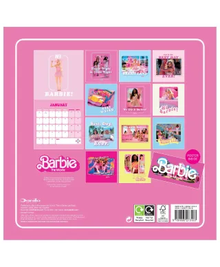 Barbie - kalendarz 2024