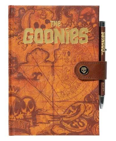 The Goonies Treasure Map - notes A5 z długopisem