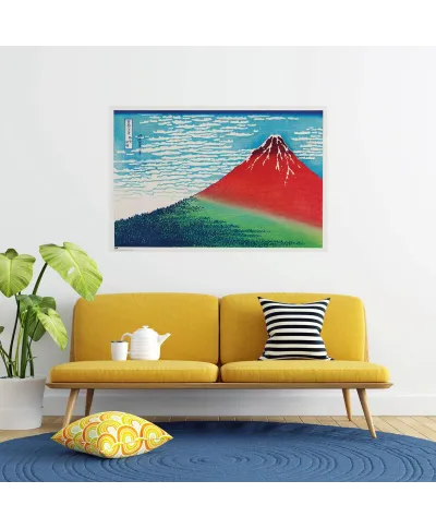 Katsushika Hokusai Fine Wind - plakat