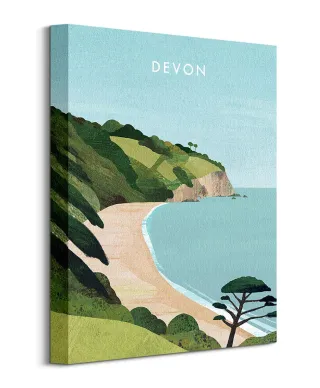 Devon, Blackpool Sands - obraz na płótnie