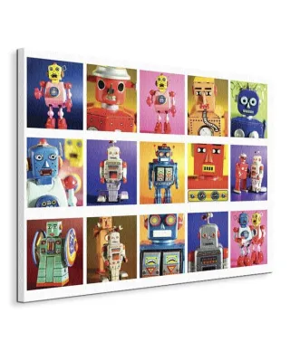 Robot Metropolis - Obraz na płótnie