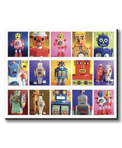 Robot Metropolis - Obraz na płótnie