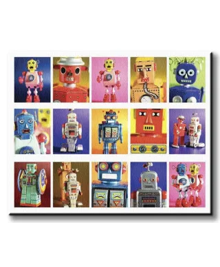 Robot Metropolis - Obraz na płótnie