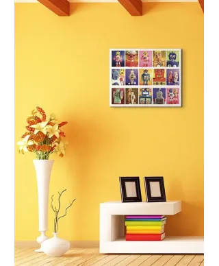 Robot Metropolis - Obraz na płótnie