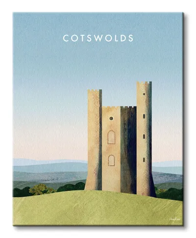 Cotswolds, Broadway Tower - obraz na płótnie