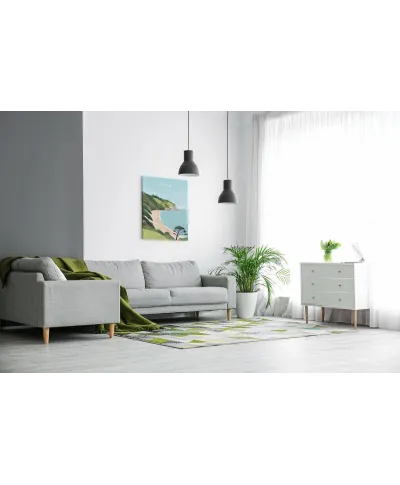 Devon, Blackpool Sands - obraz na płótnie