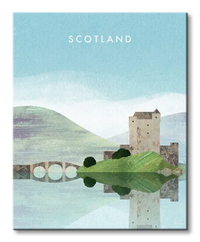 Scotland, Eilean Donan Castle - obraz na płótnie