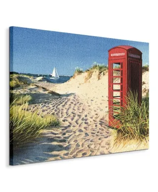 Beach Kiosk - Obraz na płótnie