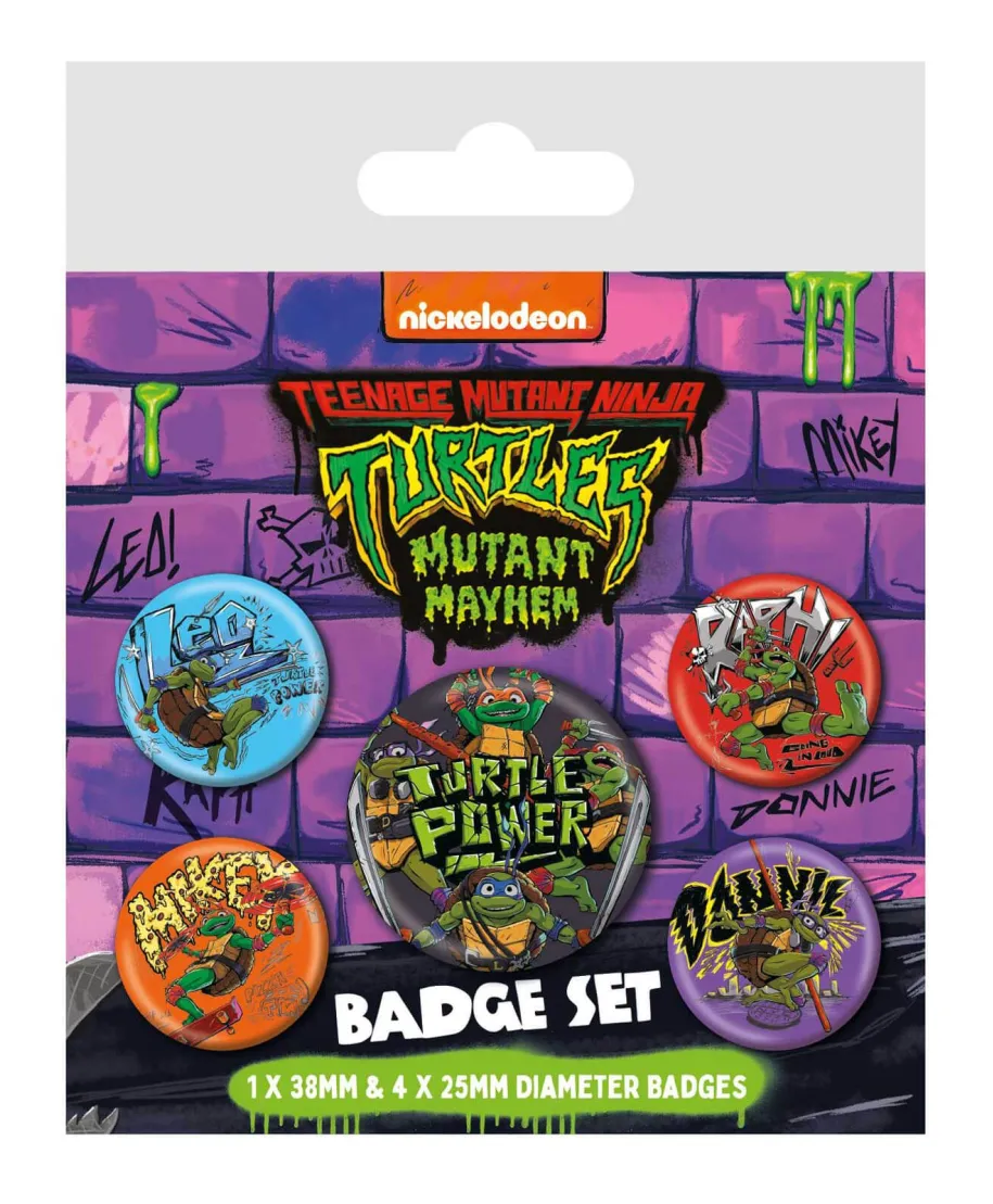 Teenage Mutant Ninja Turtles Mutant Mayhem - przypinki