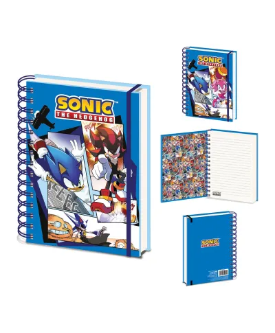 Sonic The Hedgehog Comic Strip Jump Out - notes A5