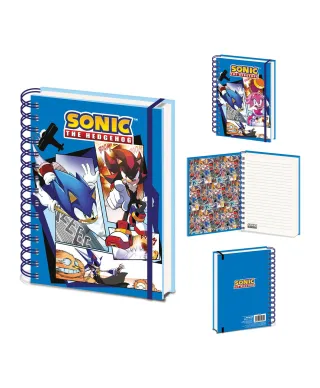 Sonic The Hedgehog Comic Strip Jump Out - notes A5