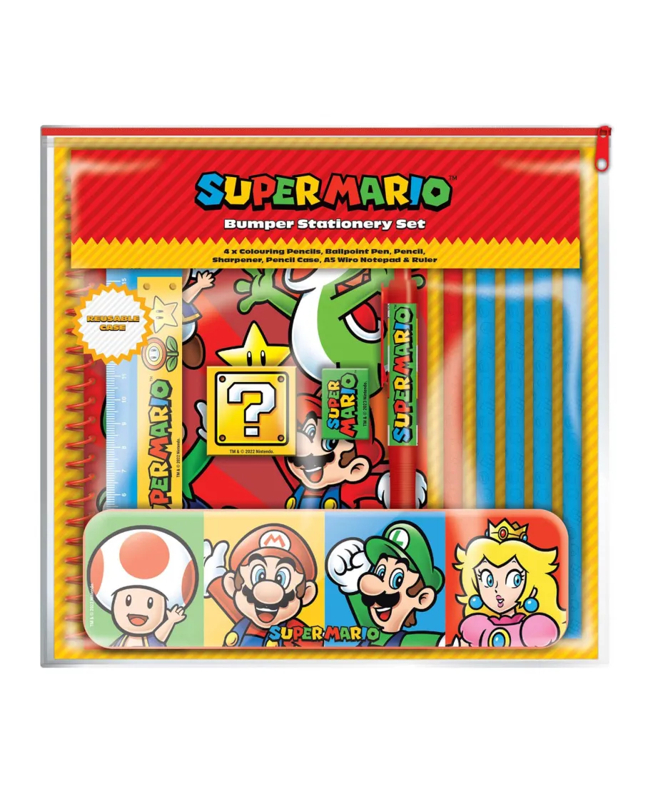 Super Mario Core Colour Block - zestaw przyborów szkolnych