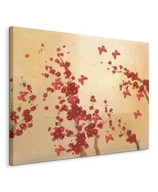 Butterflies & Blossoms - Obraz na płótnie