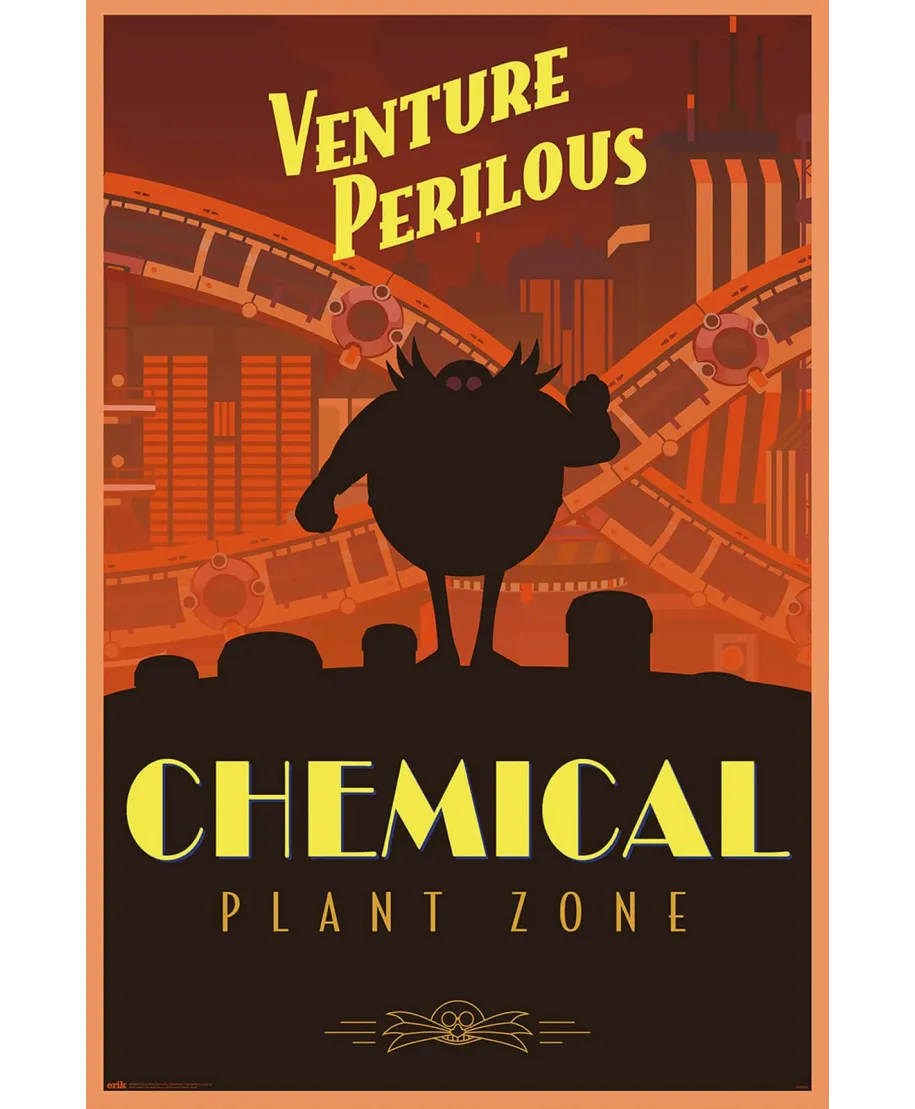 Sonic Chemical Plant Zone - plakat