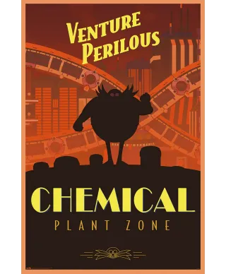 Sonic Chemical Plant Zone - plakat