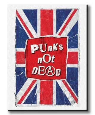 Punks Not Dead - Flag - Obraz na płótnie