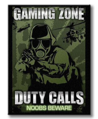 Gaming Zone - Duty Calls - Obraz na płótnie