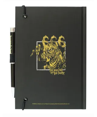 Iron Maiden - notes z długopisem