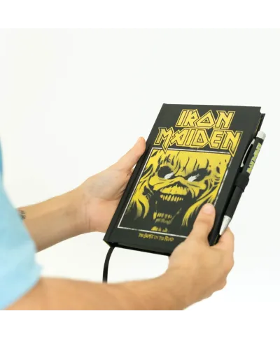 Iron Maiden - notes z długopisem