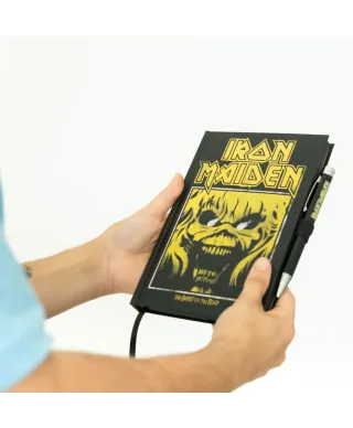 Iron Maiden - notes z długopisem