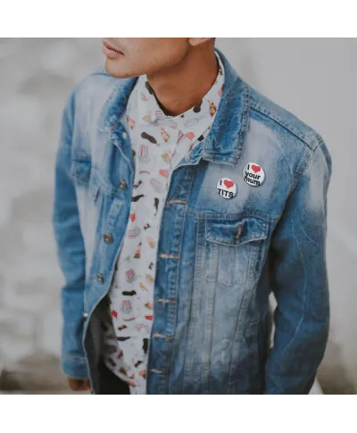 I Love Man's Pack - zestaw 6 przypinek