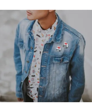 I Love Man's Pack - zestaw 6 przypinek