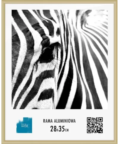Rama aluminiowa 28x35 cm