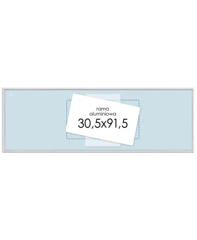 Rama aluminiowa 30,5x91,5 cm