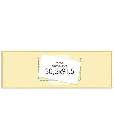 Rama aluminiowa 30,5x91,5 cm