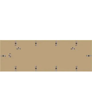 Rama aluminiowa 30,5x91,5 cm