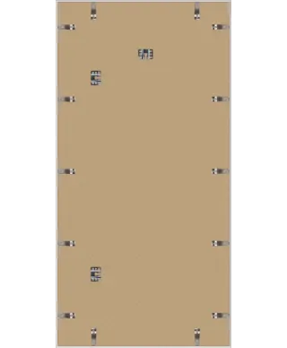 Rama aluminiowa 50x100 cm