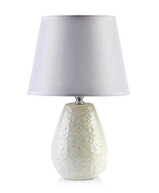 LETI BEIGE Lampa stołowa 12x10xh30cm