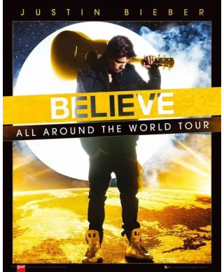 Justin Bieber World Tour - plakat