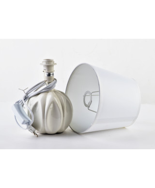 LETI WHITE Lampa stołowa 12x12xh29cm