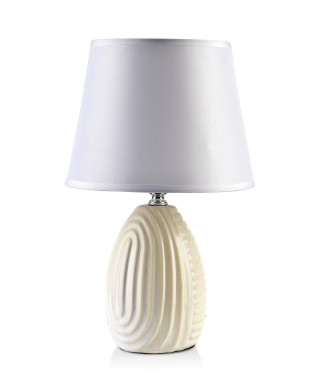 LETI BEIGE Lampa stołowa 9x10xh33cm