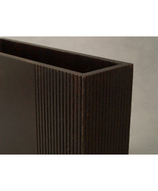 Wazon drewniany - 25,5x7,5x25,5cm