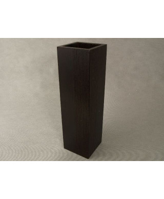 Wazon drewniany 10x10x35,5cm