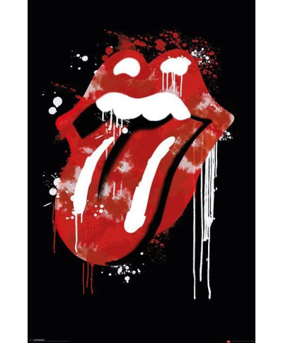 Rolling Stones (Graffiti Lips) - plakat
