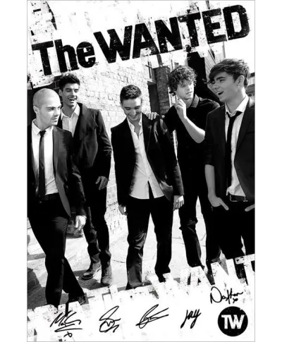 The Wanted (B&W) - plakat