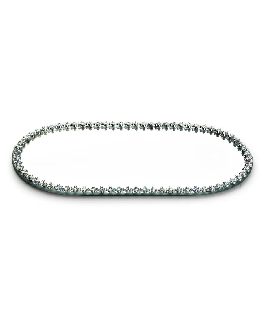 Margot Silver  PODSTAWKA ART. DEKORACYJN30x14x1cm