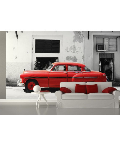 Cadillac, Havana Cuba - fototapeta 254x183 cm