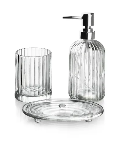 ARI Komplet Łazienkowy 400ml srebrna pompka